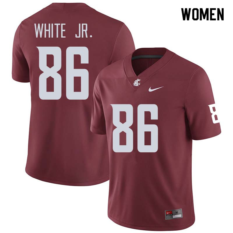 Women #86 Anthony White Jr. Washington State Cougars College Football Jerseys Sale-Crimson - Click Image to Close